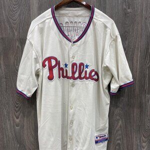 Majestic Ryan Howard Phillies 2008 World Series Jersey Size 54 (XXL/3XL Auth.)